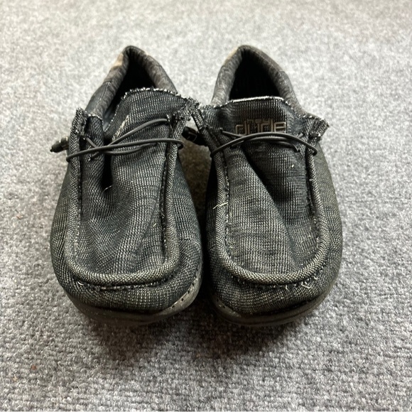 HEY DUDE Mens Wally Stretch Canvas Shoe Midnight Bunker Slip On size: 13 - Picture 2 of 9